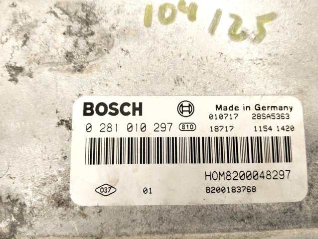 RENAULT 0281010297 Unidad de control del motor (ECU)  comprar en Albacete