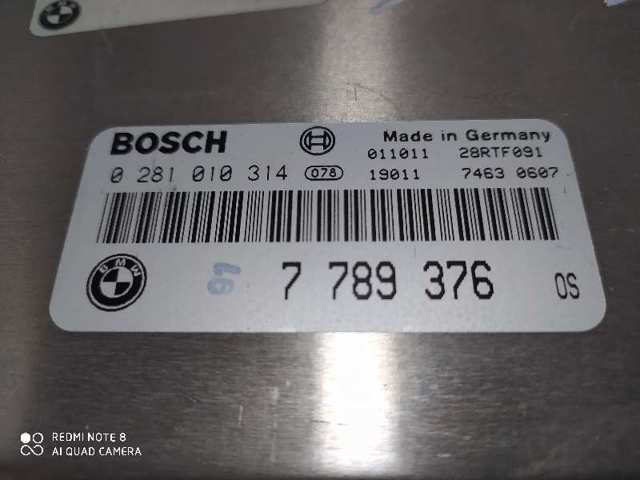 0281010314 BMW Unidad de control del motor (ECU)  comprar en Lleida