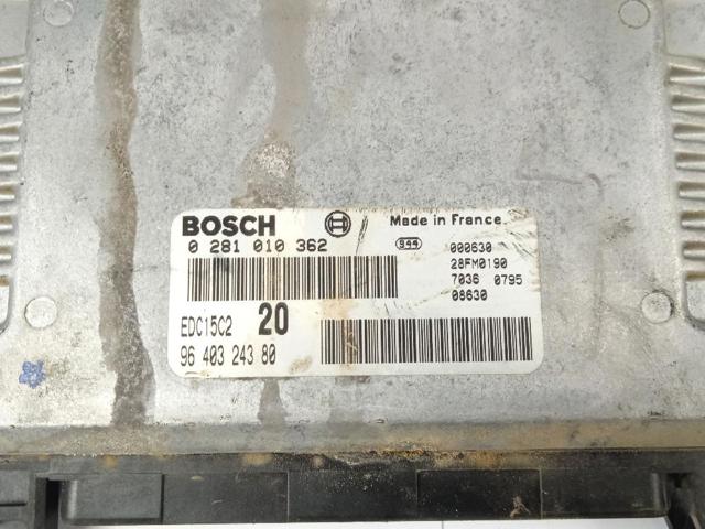 0281010362 PEUGEOT Unidad de control del motor (ECU)  comprar en Lleida