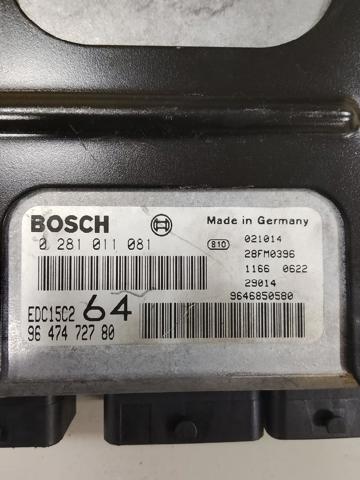 0281011081 PEUGEOT ECU comprar Madrid