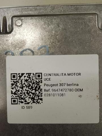 PEUGEOT 0281011081 ECU comprar Tarragona
