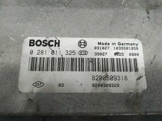 RENAULT 0281011325 Unidad de control del motor (ECU)  disponible Valladolid