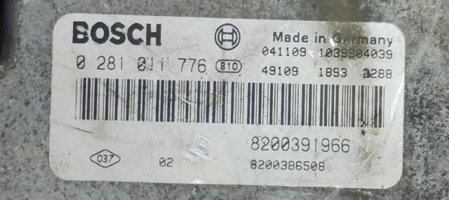 0281011776 RENAULT Unidad de control del motor (ECU)  comprar en Lleida