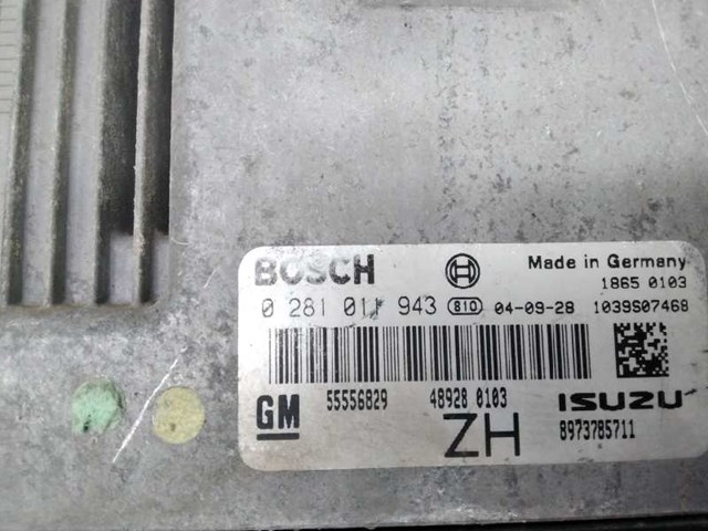 OPEL 0281011943 Unidad de control del motor (ECU)  disponible España