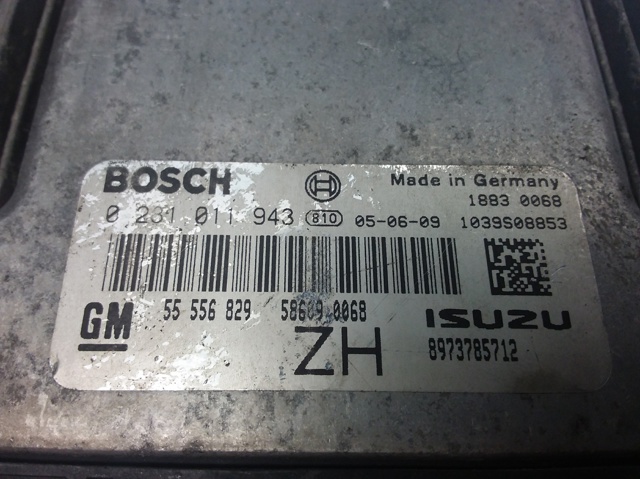 OPEL 0281011943 Unidad de control del motor (ECU)  disponible España
