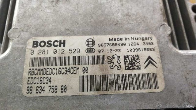 0281012529 PEUGEOT ECU comprar Alcalá