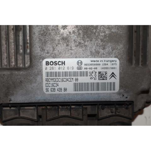 0281012619 PEUGEOT ECU  en stock Córdoba