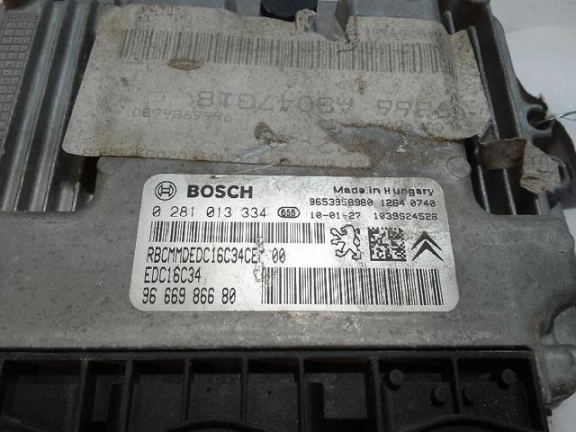 0281013334 PEUGEOT ECU  en stock Córdoba