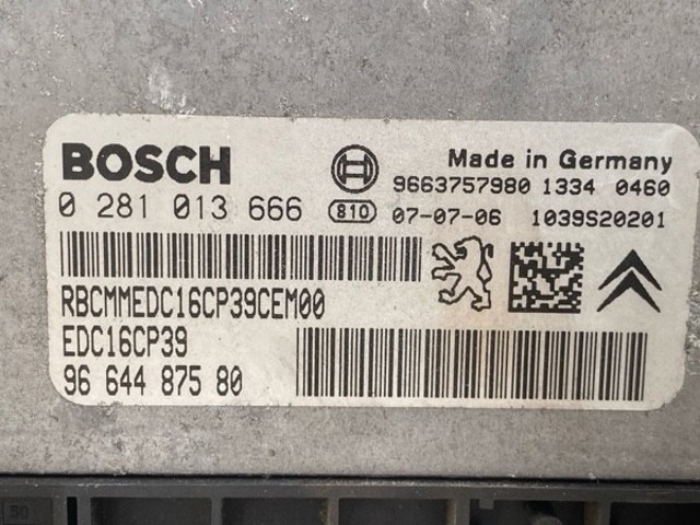 0281013666 ECU  en stock Castellón