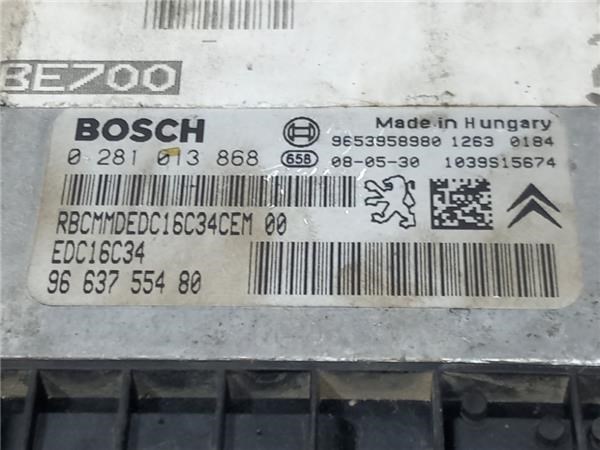 0281013868 PEUGEOT ECU comprar Alcalá