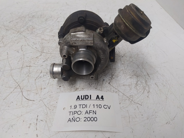 Turbocompresor para audi a4 (8d2,8d2) (2000-2000) 1.9 tdi 1z 028145702H