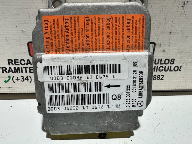 0285001222 MERCEDES Módulo de control de airbag  disponible Vigo