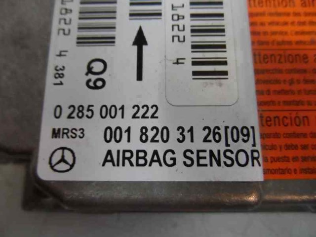 0285001222 MERCEDES Módulo de control de airbag  disponible Ourense