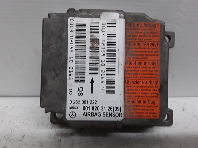 0285001222 MERCEDES Módulo de control de airbag  comprar en Lleida