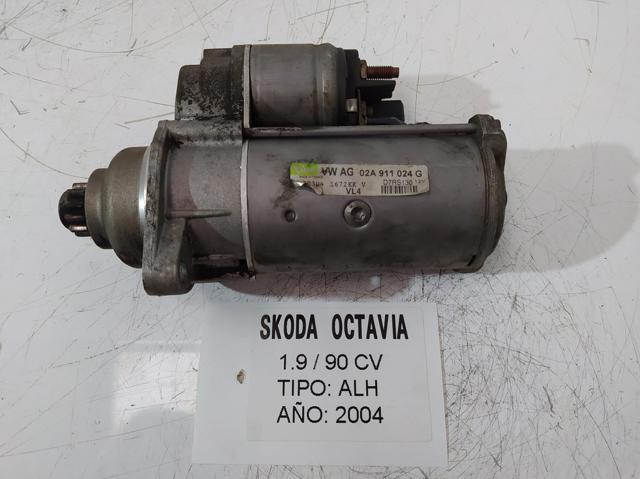 Motor arranque para skoda octavia i (1u2) (2005-2010) 1.9 tdi alh 02A911024G