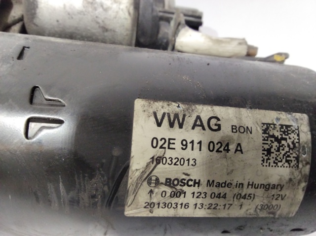 VAG 02E911024A Motor de arranque  en stock Terrassa