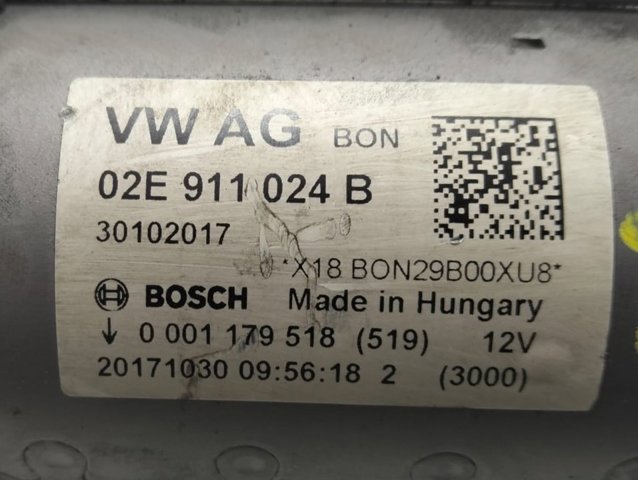 02E911024B VAG Motor de arranque  comprar en Lleida