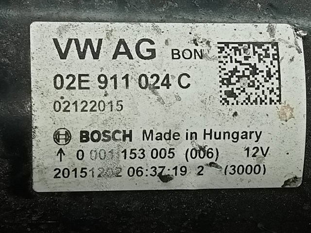 02E911024C VAG Motor de arranque comprar Bilbao