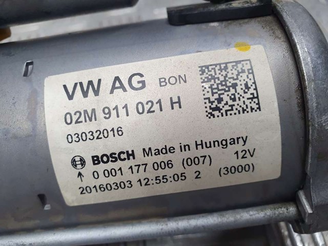 VAG 02M911021H Motor de arranque  en stock Salamanca