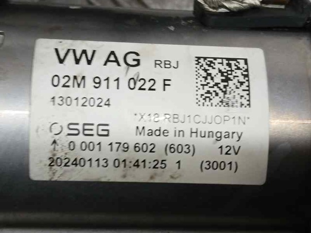 VAG 02M911022F Motor de arranque  comprar en Albacete