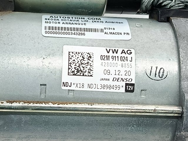 02M911024J VAG Motor de arranque  comprar en Jaén