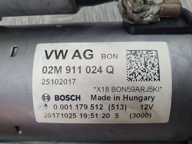 VAG 02M911024Q Motor de arranque  comprar en Murcia