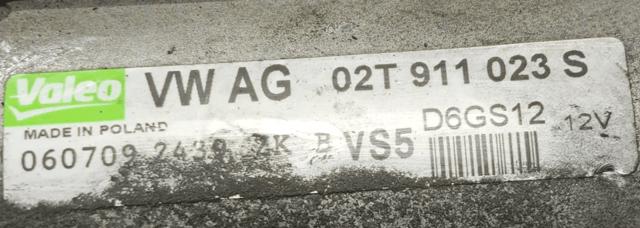 VAG 02T911023RX Motor de arranque  en stock Valencia