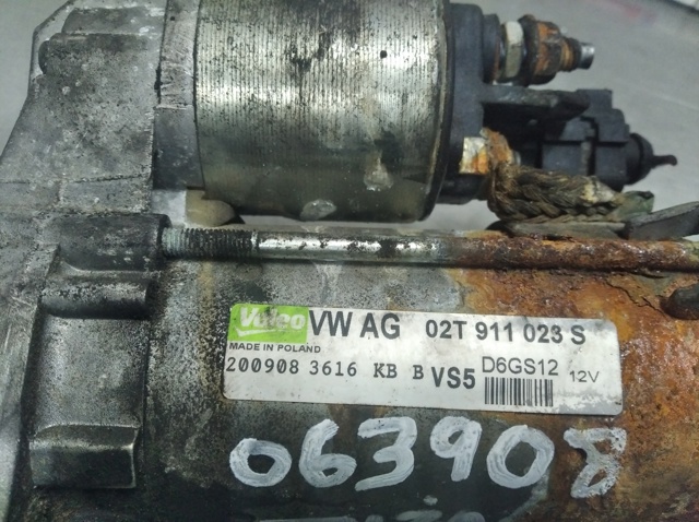 Motor de arranque Audi A3 8PA