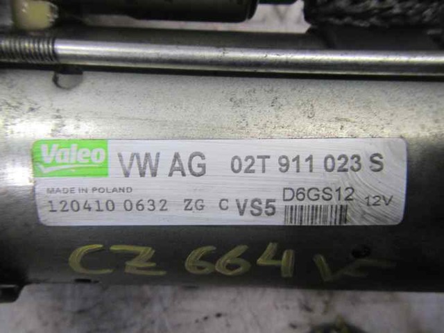 VAG 02T911023SX Motor de arranque  disponible Lugo