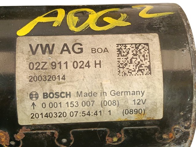VAG 02Z911024H Motor de arranque comprar Tarragona