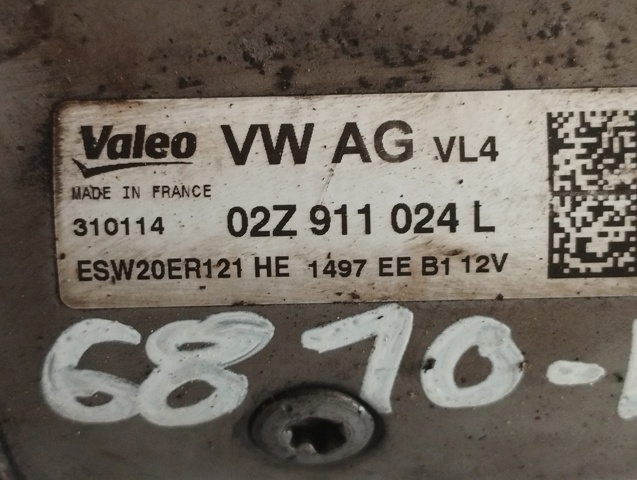 02Z911024L VAG Motor de arranque  comprar en Jaén