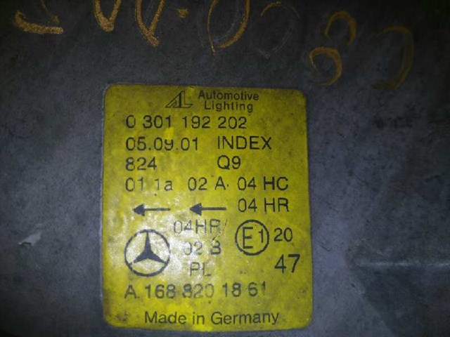 Faro delantero derecho A  hatchback (1997-2004) original desde 75,50 €