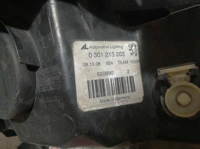 PEUGEOT 0301213203 Faro izquierdo  comprar en Albacete