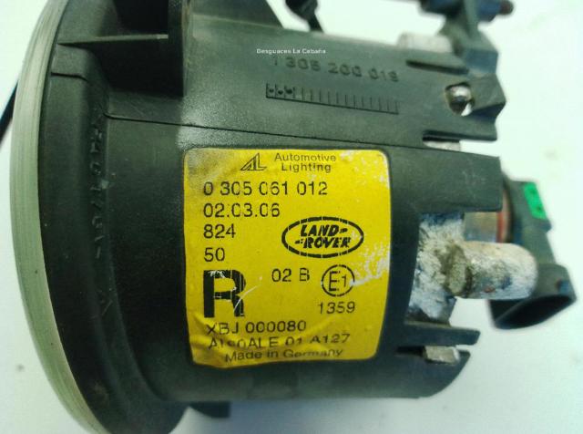 LAND ROVER 0305061012 Faro antiniebla derecho  en stock Valencia