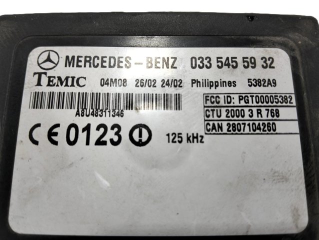 0335455932 Módulo de control del inmovilizador  en stock Sabadell