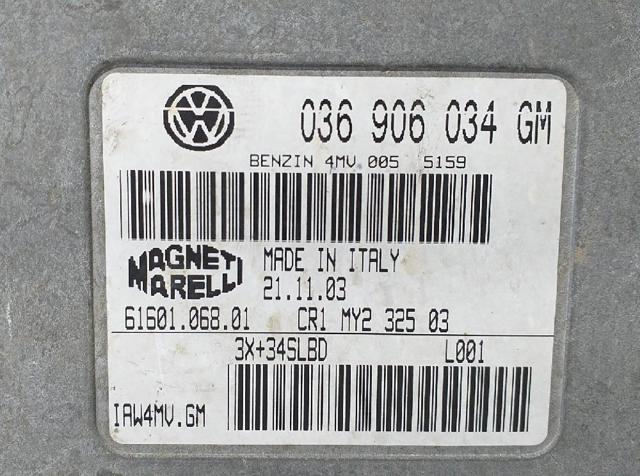 036906034GM VAG Rótula barra de dirección  en stock Huelva
