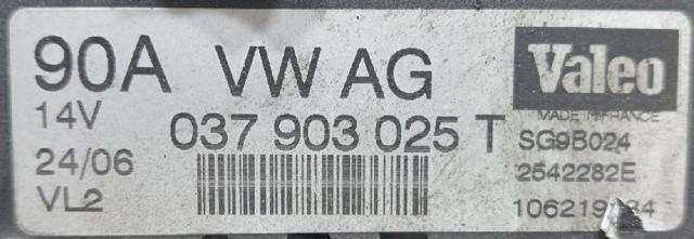 VAG 037903025T Alternador  comprar en Ponferrada