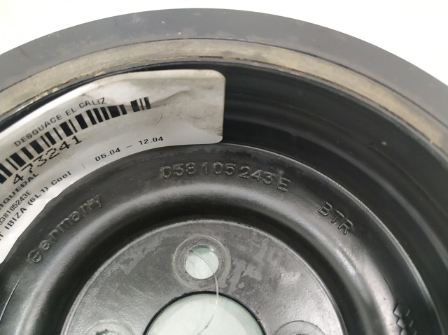 VAG 038105243E Polea de cigüeñal  en stock Salamanca