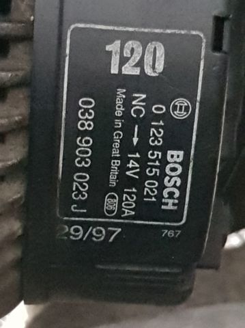 Alternador de coche 038903023J VAG