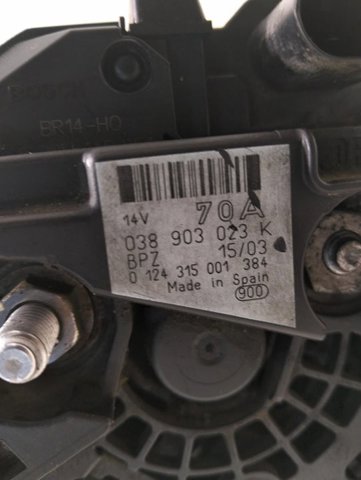 038903023K Alternador  comprar en Reus