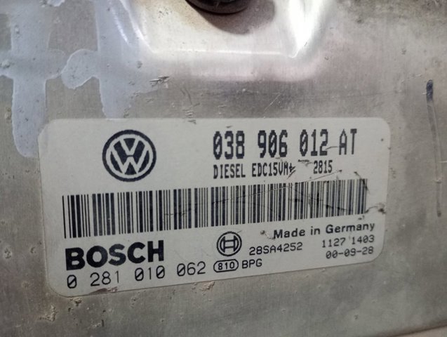 VAG 038906012AT Unidad de control del motor (ECU)  comprar en Ponferrada