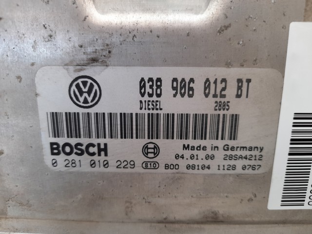 038906012BT Unidad de control del motor (ECU)  comprar en Pontevedra