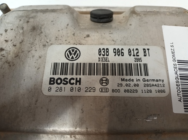 VAG 038906012BT Unidad de control del motor (ECU)  comprar en Murcia