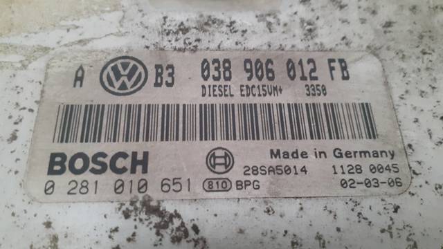 038906012FB VAG ECU  en stock Huelva