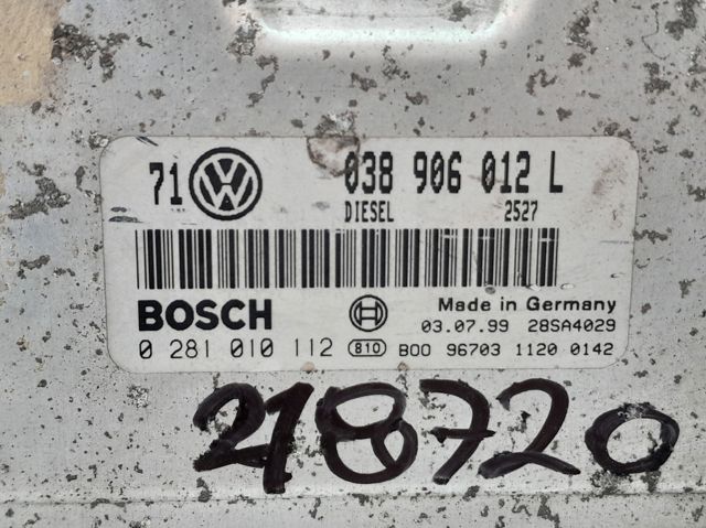 038906012L VAG Unidad de control del motor (ECU)  comprar en Oviedo