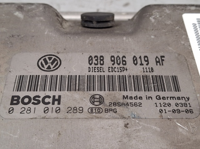 VAG 038906019AF Unidad de control del motor (ECU)  disponible Lugo