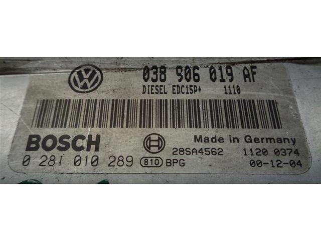 038906019AF VAG Unidad de control del motor (ECU)  disponible Alicante