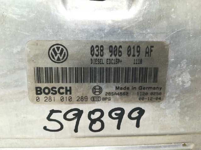 038906019AF VAG Unidad de control del motor (ECU)  comprar en Oviedo