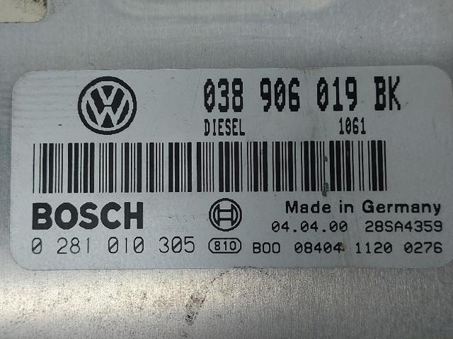 038906019BK Unidad de control del motor (ECU)  comprar en Pontevedra