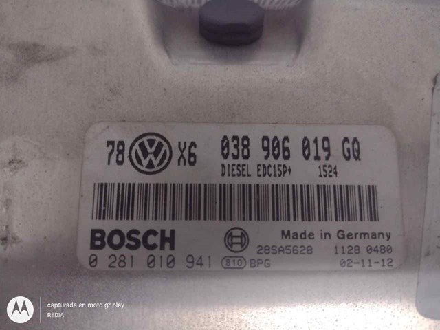 038906019GQ VAG ECU comprar Bilbao